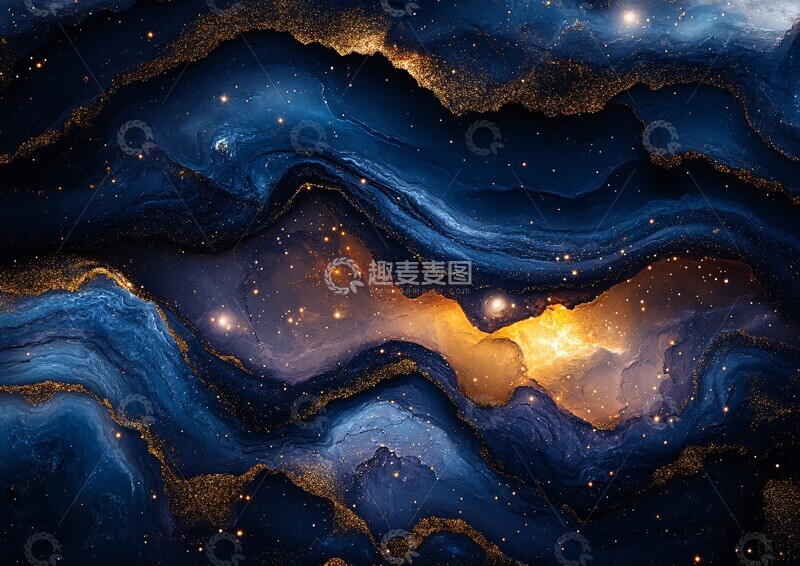 高清大图下载【趣麦麦图】星云波纹大理石