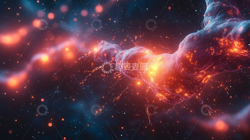 高清大图下载【趣麦麦图】神经元智慧背景1