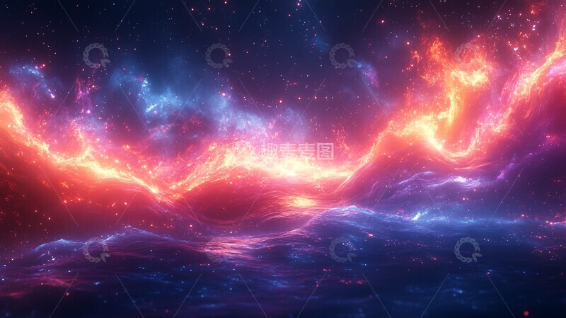 高清大图下载【趣麦麦图】紫色蓝色涂鸦1