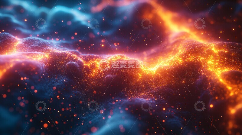 高清大图下载【趣麦麦图】神经元智慧背景