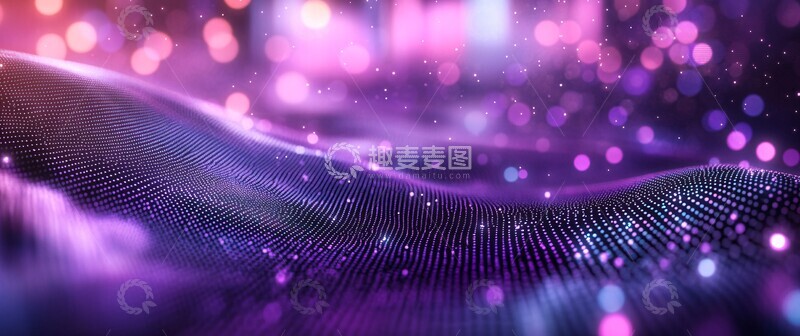 高清大图下载【趣麦麦图】紫色网格摄影2