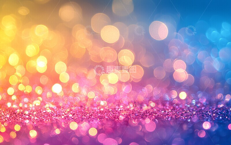高清大图下载【趣麦麦图】黄蓝粉紫橙渐变1