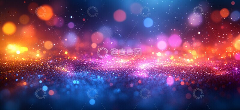 高清大图下载【趣麦麦图】彩色光圈效果