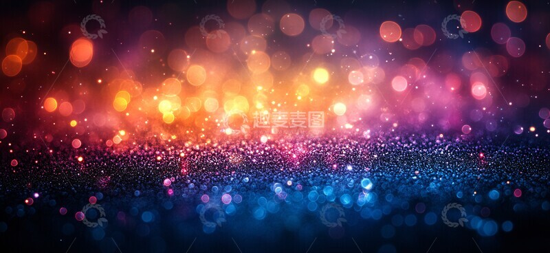 高清大图下载【趣麦麦图】彩色光圈效果1