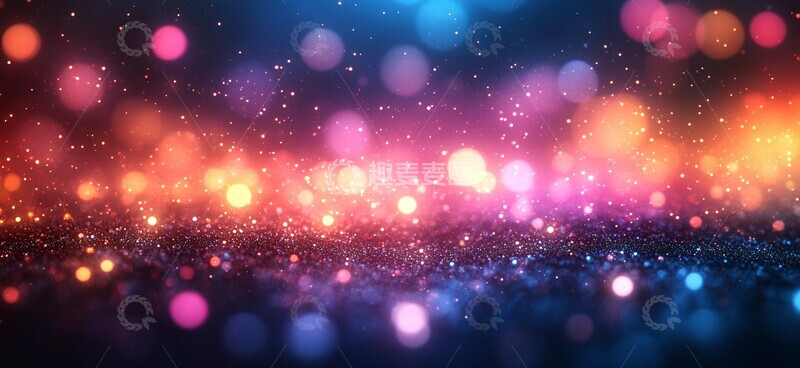 高清大图下载【趣麦麦图】彩色光圈效果2