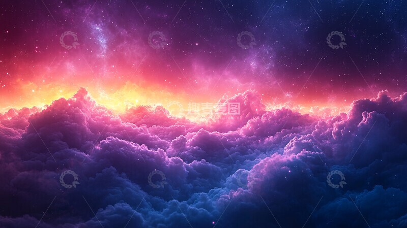 高清大图下载【趣麦麦图】紫色粉色渐变背景5