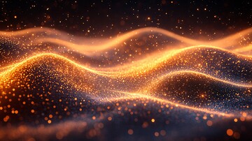 优雅波纹金紫光