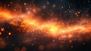 黑空橙紫抽象背景2