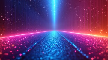 激光光线蓝粉背景1