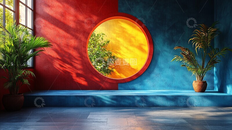 高清大图下载【趣麦麦图】梦幻光影流动背景2