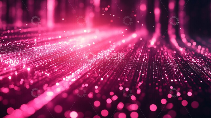高清大图下载【趣麦麦图】光破数字墙数字背景未来