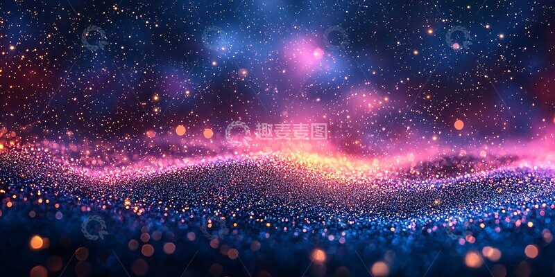 高清大图下载【趣麦麦图】紫色宇宙背景