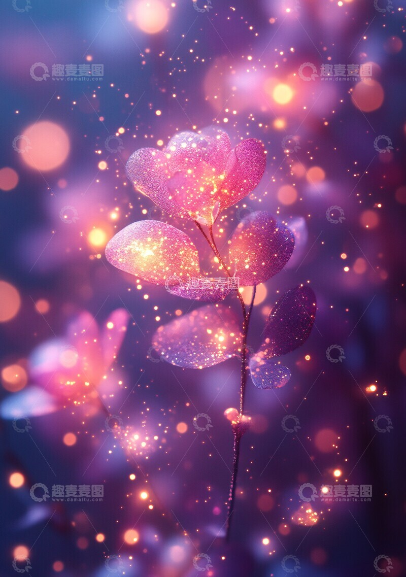 高清大图下载【趣麦麦图】星光紫夜星光紫夜背景2