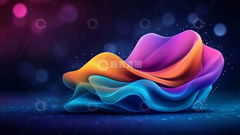 高清大图下载【趣麦麦图】高科技抽象背景1