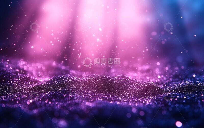 高清大图下载【趣麦麦图】蓝色紫色光影8