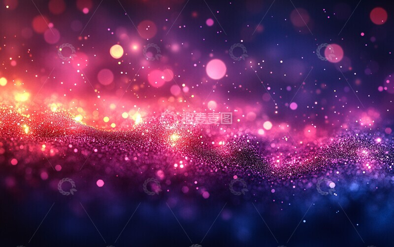 高清大图下载【趣麦麦图】蓝色紫色光影9