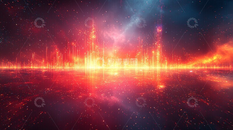 高清大图下载【趣麦麦图】数字光影纹理2