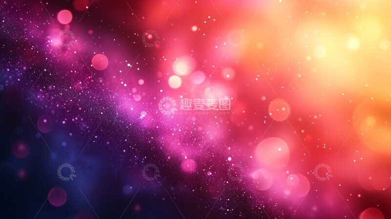 高清大图下载【趣麦麦图】紫色红光模糊背景1