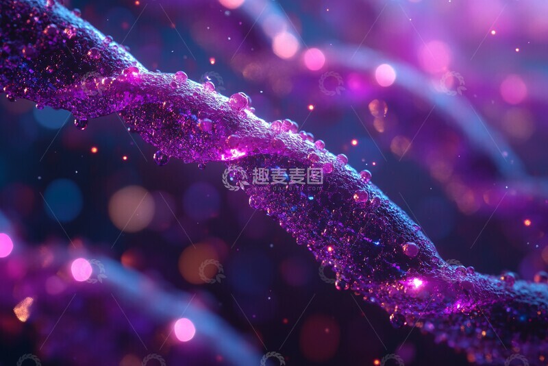 高清大图下载【趣麦麦图】紫色平静疗愈频率