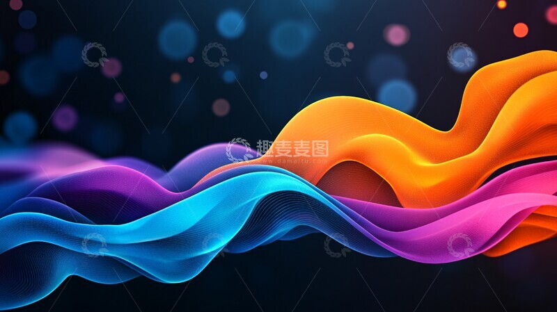 高清大图下载【趣麦麦图】高科技抽象背景