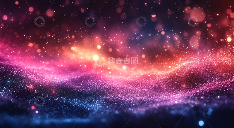 高清大图下载【趣麦麦图】-蓝粉紫渐变光影纹理1