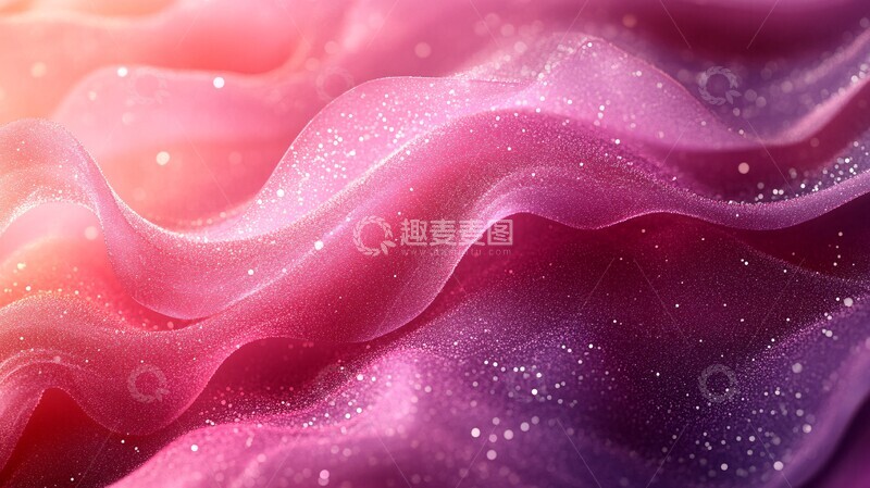 高清大图下载【趣麦麦图】粉红翠雀渐变背景1