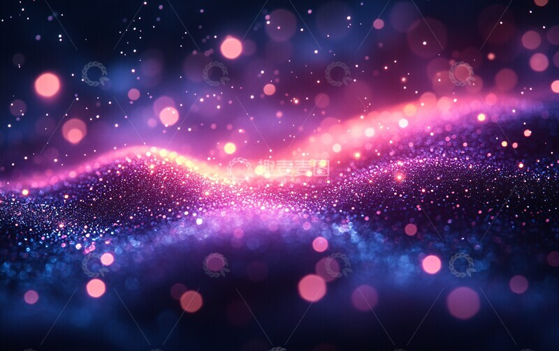 高清大图下载【趣麦麦图】蓝色紫色光影7