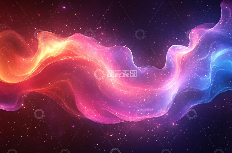 高清大图下载【趣麦麦图】彩色光效背景2