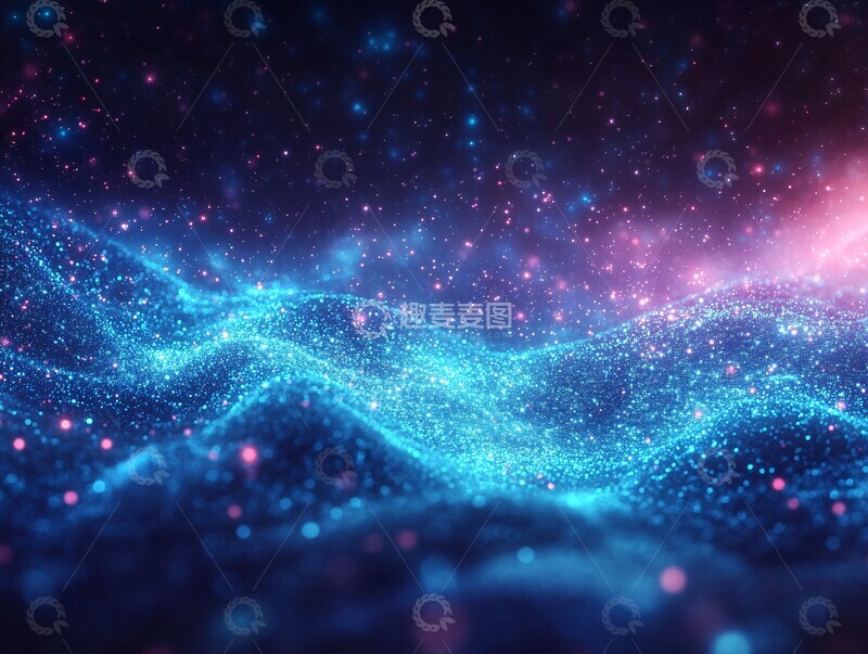 高清大图下载【趣麦麦图】粒子流过以太2