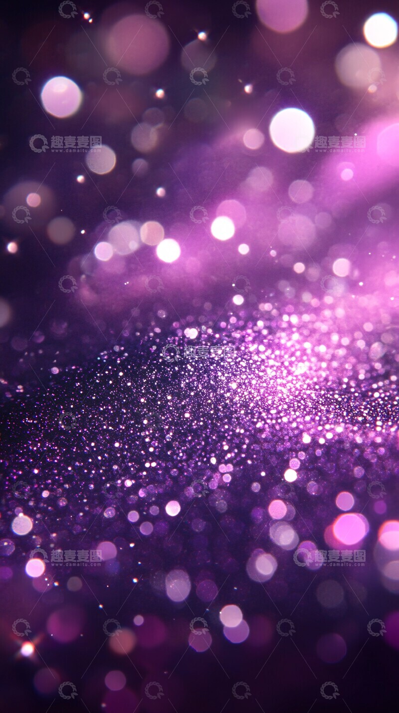 高清大图下载【趣麦麦图】紫色闪粉背景1