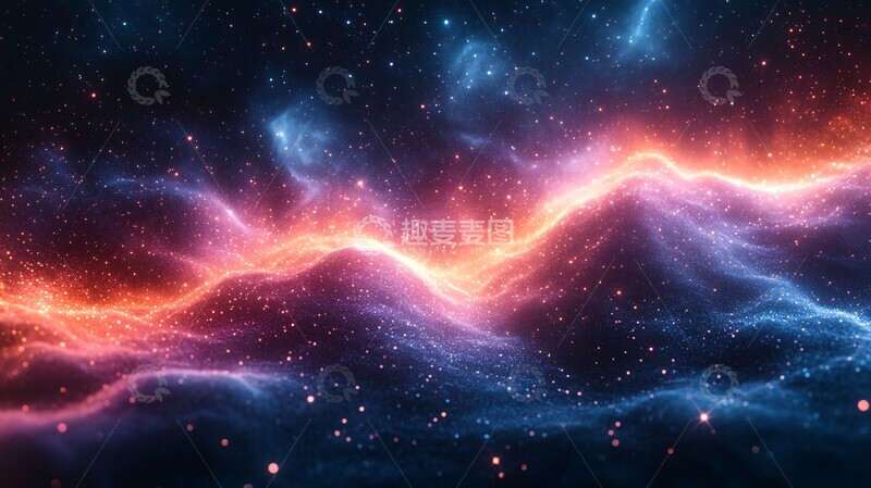 高清大图下载【趣麦麦图】光粒与尘埃背景