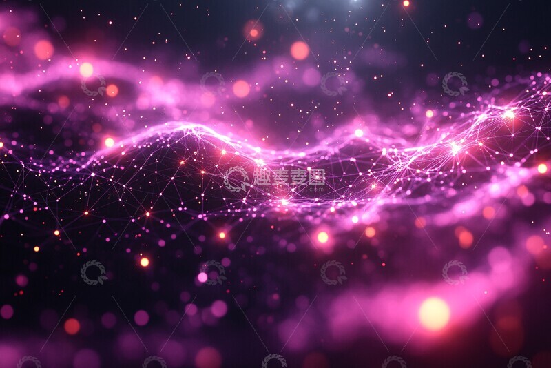 高清大图下载【趣麦麦图】空间连接网络系统2