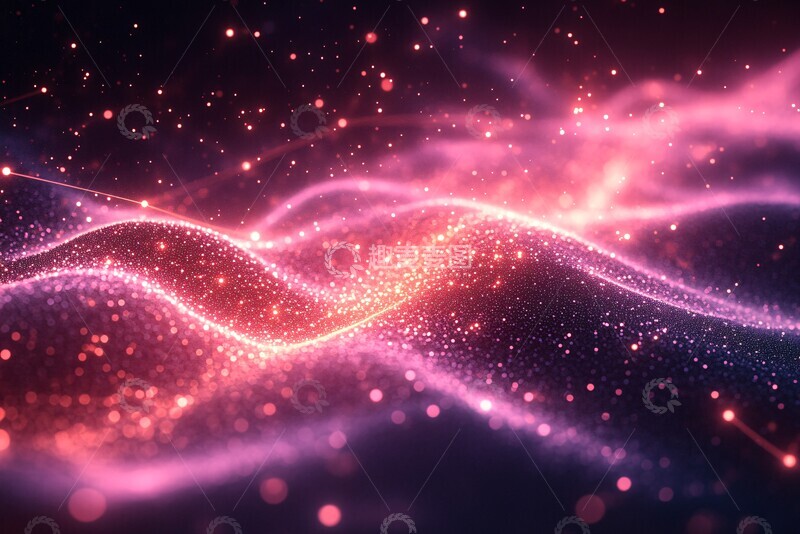 高清大图下载【趣麦麦图】连接点线抽象图