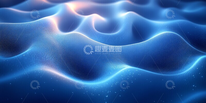 高清大图下载【趣麦麦图】蓝光螺旋科技背景