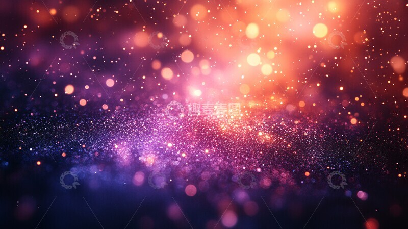 高清大图下载【趣麦麦图】紫色橙色叠加背景