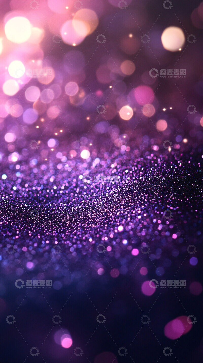 高清大图下载【趣麦麦图】紫色闪粉背景2