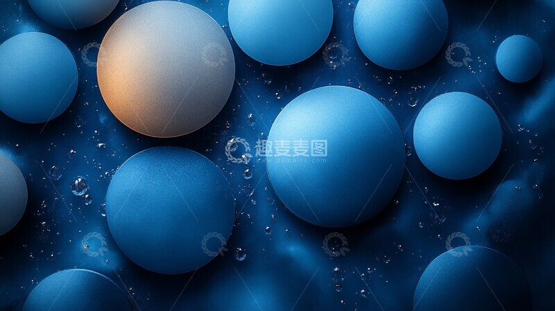 高清大图下载【趣麦麦图】蓝色专业背景2