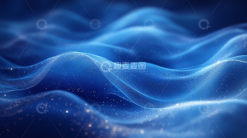 高清大图下载【趣麦麦图】蓝色专业背景