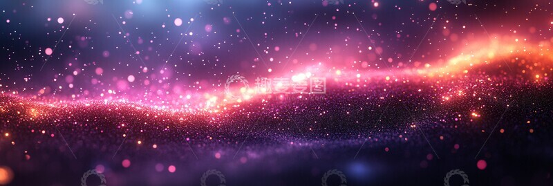 高清大图下载【趣麦麦图】粉色粒子背景2