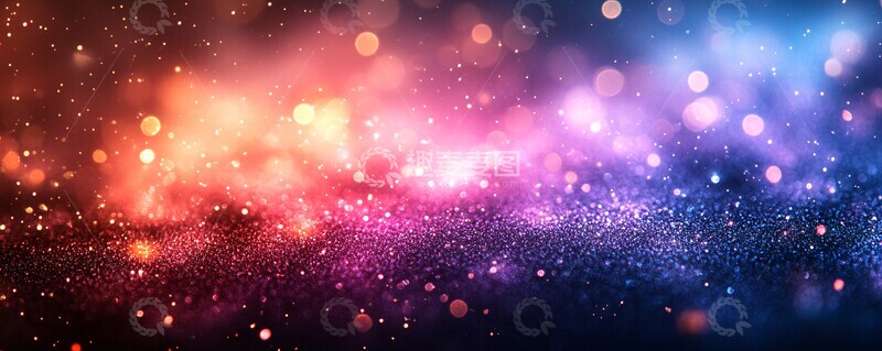高清大图下载【趣麦麦图】粉紫星空背景