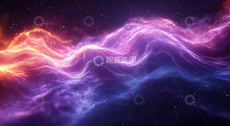 高清大图下载【趣麦麦图】紫色光效扩散1
