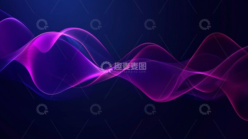 高清大图下载【趣麦麦图】紫色抽象元素