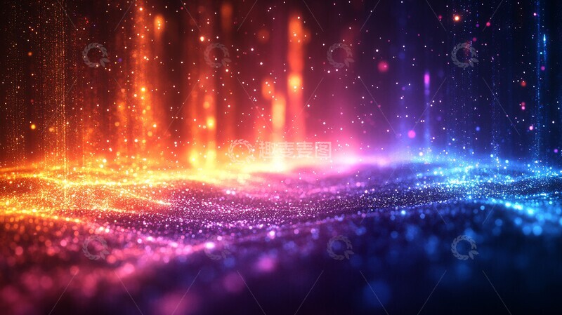 高清大图下载【趣麦麦图】蓝紫光线条纹