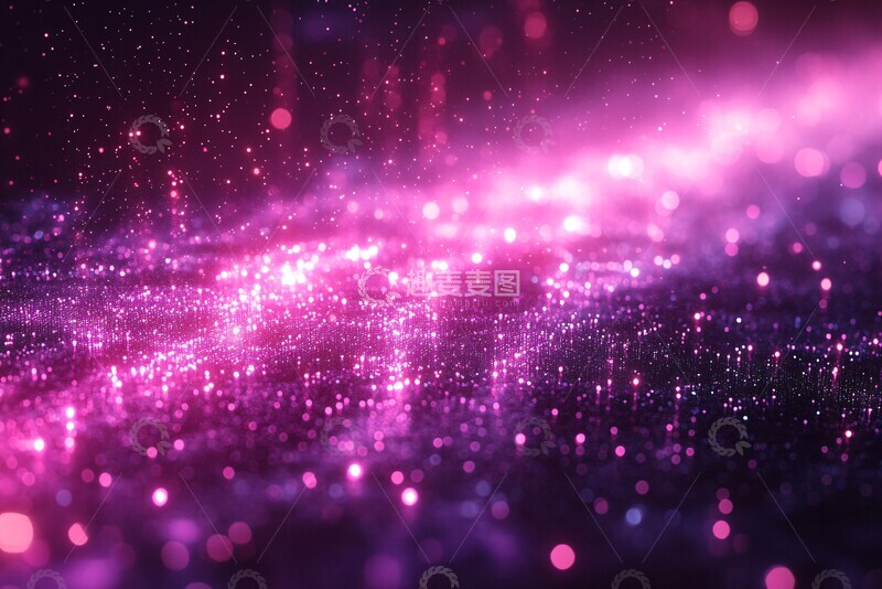 高清大图下载【趣麦麦图】紫色矩阵背景1