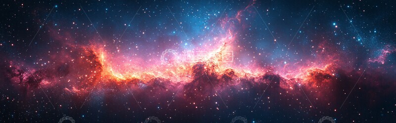 高清大图下载【趣麦麦图】紫色星空背景9