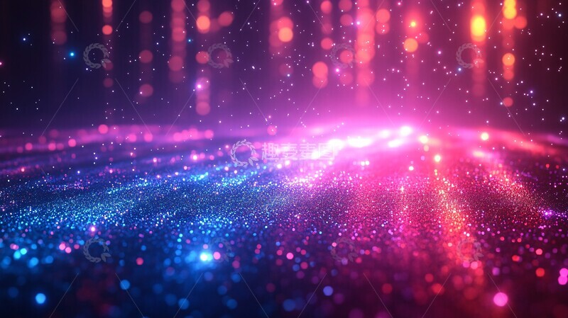 高清大图下载【趣麦麦图】蓝紫光线条纹1