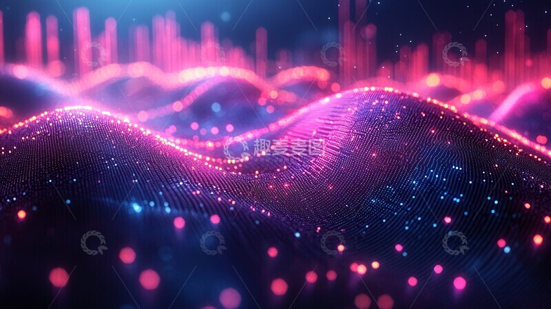 高清大图下载【趣麦麦图】数据与能源背景