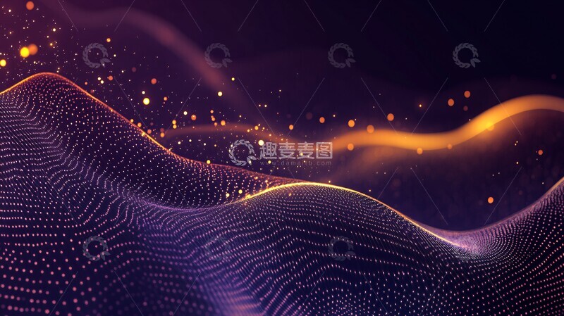 高清大图下载【趣麦麦图】红光疗法星空背景