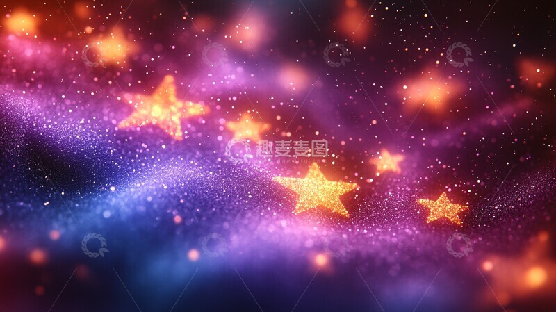 高清大图下载【趣麦麦图】薰衣草与星星2