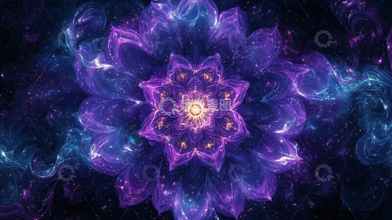 高清大图下载【趣麦麦图】-紫韵曼陀罗紫韵曼陀罗重复